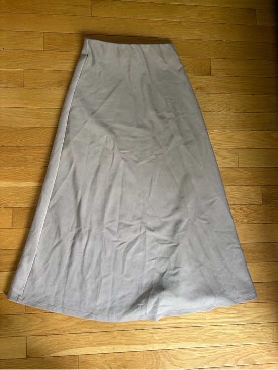 Mango Dresses & Skirts - Women's A-Line Midi Skirt — Light taupe/ pinkish